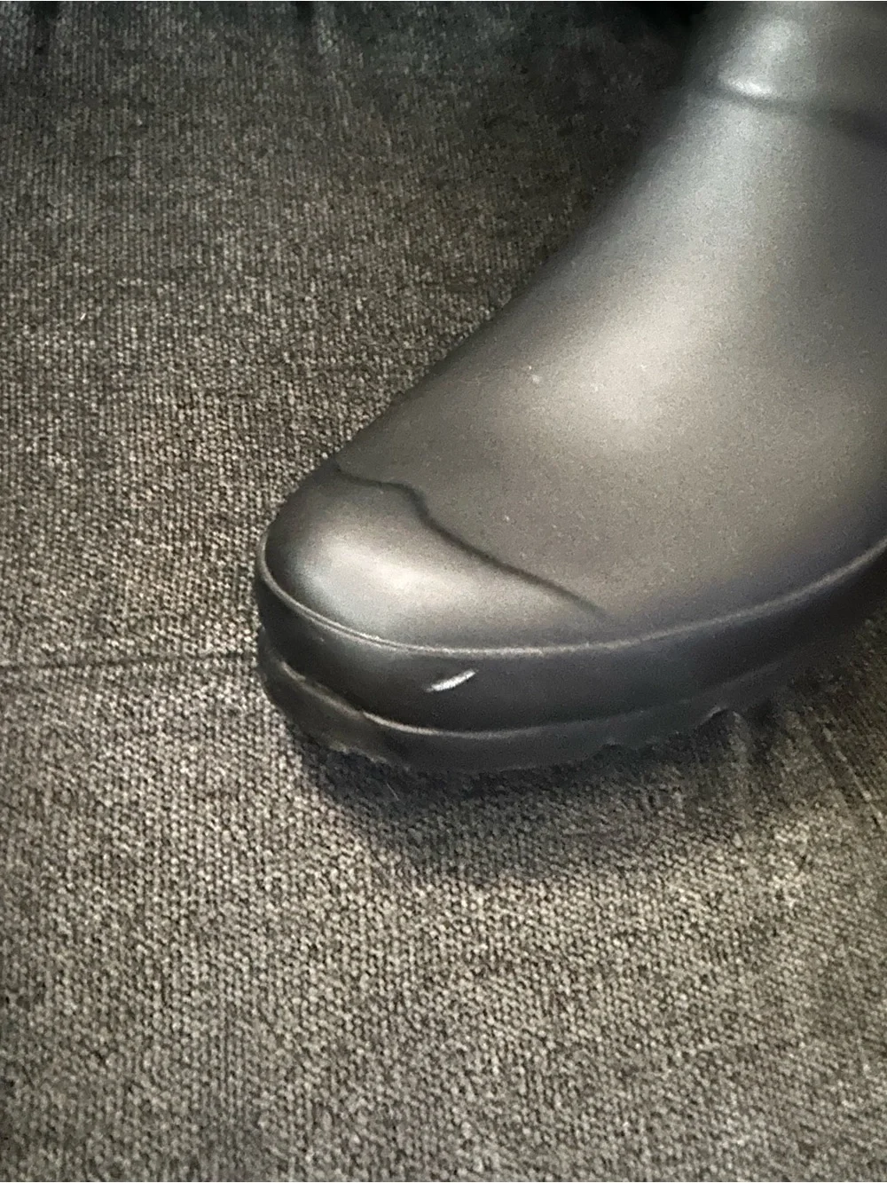 Hunter Matte Black Knee-High Rain Boots